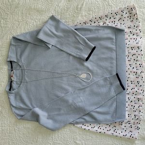 Boden Light Blue Crew Neck Sweater